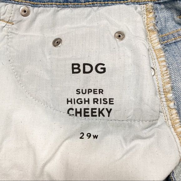 BDG Super High Rise Cheeky Shorts 29w - Picture 8 of 8
